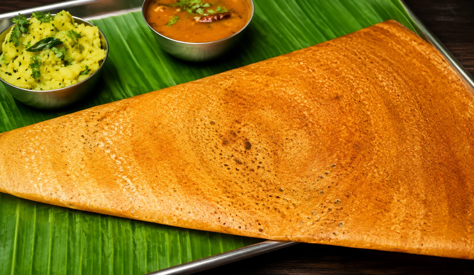 Mysore Masala Dosa — signature crispy dosa at Krishna's Dosa Grill Surrey, BC